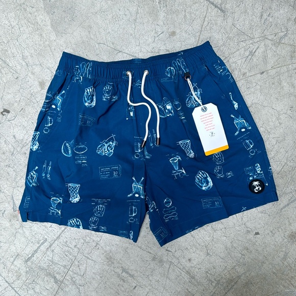 Brand new! Balls Beachwear by Barstool Sports mens volley swimsuit. Size medium - Picture 1 of 10